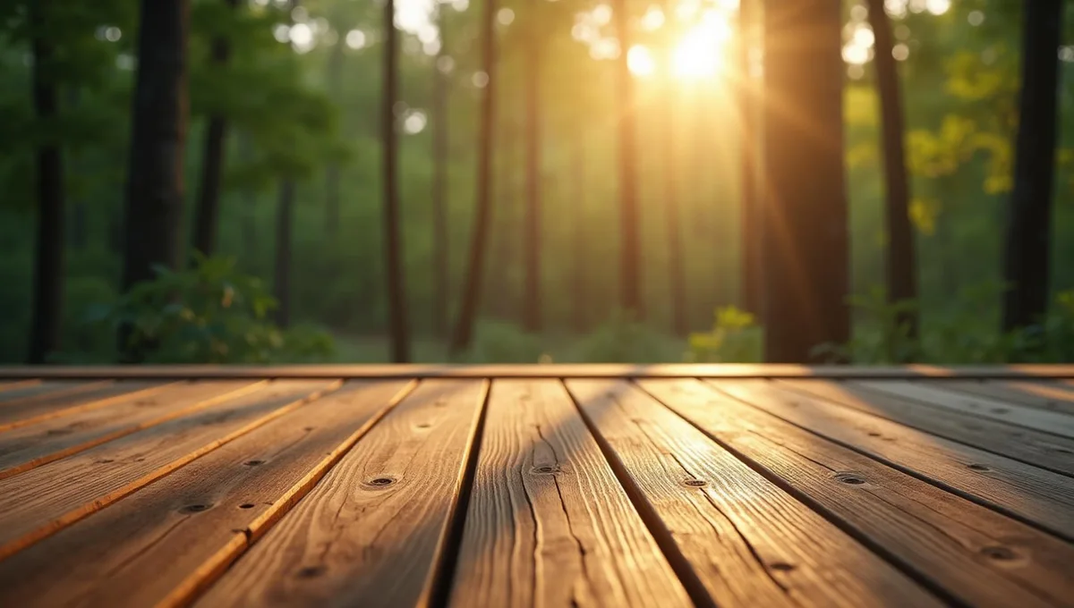 Stock de bois empilé sur la plateforme de Aramon